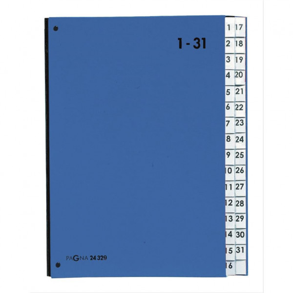 PAGNA Pultordner 24329, 1-31, DIN A4, blau