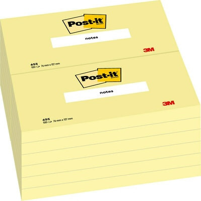 Post-it Notes 655 gelb Haftnotizen 12x 100 Blatt