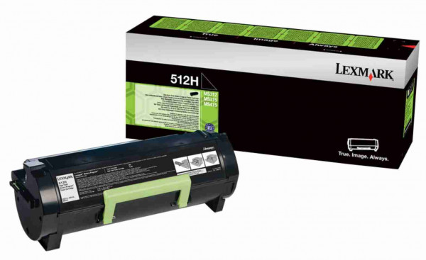 Original Lexmark 51F2H00 Toner 512H schwarz