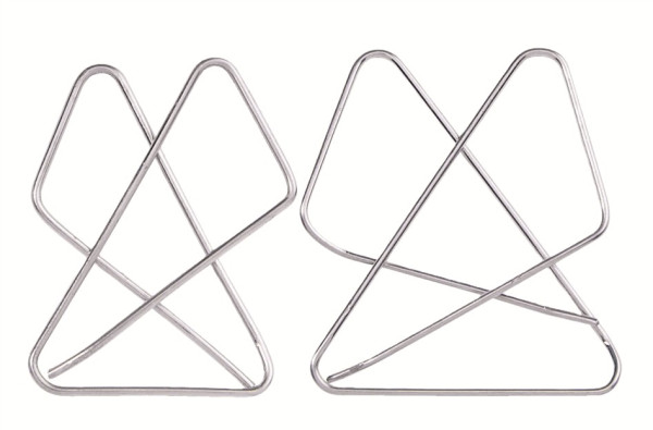 50 Gowi Kreuzklammern Stahl verzinkt