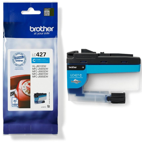 Original Brother LC427C Tintenpatrone cyan