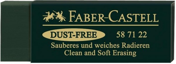 Radiergummi FABER-CASTELL 58 71 22 DUST-FREE